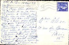 CPA Bourbonne Les Bains La Echappee sur la Ville