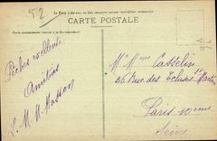 CPA Bourbonne Les Bains Le Monument aux Morts dans le Parc du Chateau