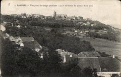 CPA Langres Vue prise des Auges au dessus du niveau de la mer