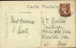 CPA Langres La Porte de L Hotal de Ville Tpuen Hall Door