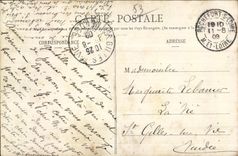 CPA Castle Gontier (Mayenne) the City Seen of the English Garden