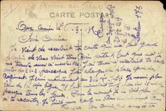 CPA the Champagne Ruins Great War of the mill of St St Etienne to the temple