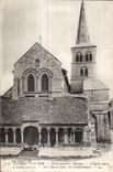 CPA the War Hermenonville Church after the bombardment