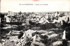 CPA the Prosne Champagne and Cornillet Militaria