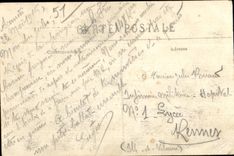 CPA Fere Champenoise Street of the Mill Machines Electric after the Militaria bombardment