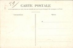 CPA the Boursault Champagne the Castle Seen of the Plain