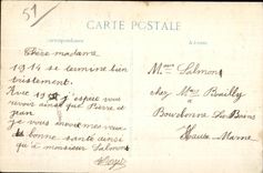 CPA Battles of the Marne Ecriennes Militaria Church