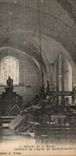 CPA Battles of the Marne Interior of Church of Mailly Small Militaria