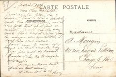 CPA the Souain War After the Automobile Militaria Bombardment