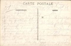 CPA the War 1914-15 Prosnes the Marne ruins of Church