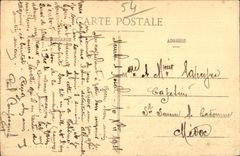 CPA Militaria CPA the War of 1914 Gerbeviller a Corner of the village sets fire to