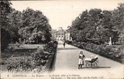 CPA Luneville Thickets the Large one Allee and the Castle