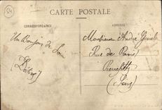 CPA Luneville Public garden of Town hall Children