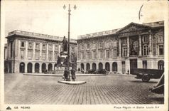 Reims Places Royal and Statue Louis XV
