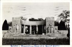 Reims the Marne the War memorial of the Great War