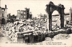 The Ruins Of the Reims Great War the Ruins Places of Marchis Miltiaria