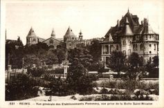 Reims View of the Pommery Establishments seen from of the Hillock Saint Nicaise