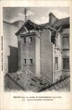 CPA Reims In its years of Bombardments Street of Courcelles Clairmarais