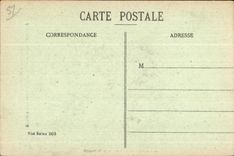 CPA Reims In its years of Bombardments Street of Courcelles Clairmarais