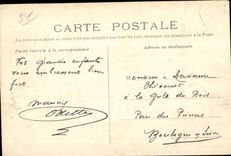 CPA Reims Statue of Colbert