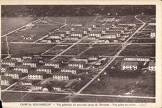 Camp of Mourmelon View of the new camp of Division Seen from in the plane