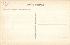 Mourmelon Main street of the Joffre Marshal