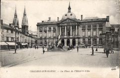 Trawl-nets On the Marne the Place of I Town hall
