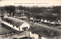 CPA Camp of military Trawl-nets Quarters Seen from top of the Lighthouse