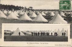 CPA Camp of Trawl-nets Seen of the Militaria Tents