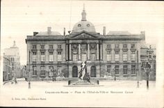 CPA Chalons on the Marne Places of I Town hall and Monument Carnot