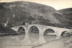 CPA Les Gorges du Tarn Le Pont de Quezac