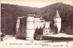 CPA Gorges du Tarn Meyrueis Chateau de Roquedols Manoir du X e s restaure en