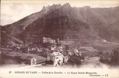 CPA Gorges du Tarn Vallee de la Dourbie La Roque Sainte Marguerite Panorama