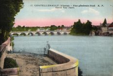 CPA Chatellerault (Vienne) Vue geuerale (sud) A P General View (Sonth)