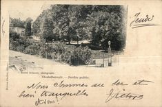 CPA Chatellerault Jardin Public