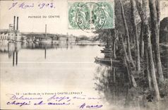 CPA Chatellerault Les Bords de la Vienne 