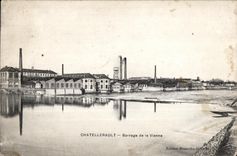 CPA Chatellerault Barrage de la Vienne