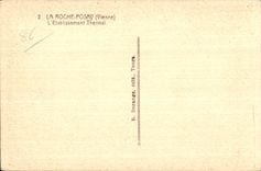 CPA La Roche Posay (Vienne) L Etablissement Thermal