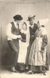 CPA Le maraichinage en avant quatre Folklore Costume