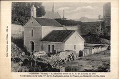 CPA Poitiers (Vienne) La derniere oeuvre de RP de la Croix en 1911