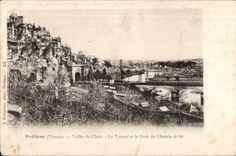 CPA Poitiers (Vienne) Vallee du Clain Le Tunnel et le Pont du Chemin de fer