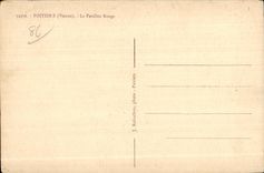 CPA Poitiers (Vienne) Le Pavillon Rouge