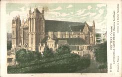 CPA Poitiers Cathedrale Saint Pierre
