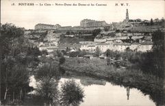 CPA Poitiers Le Clain Notre Dame des Dunes et les Casernes