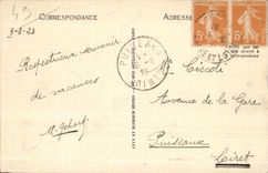 CPA Gennes Le Pont suspendu et la Loire