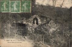 CPA Lire Les Coulees Notre Dame de Lourdes