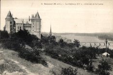 CPA Samur (M et L) Le Chateau Xv Cote est et la Loire