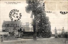CPA Bis avranches (manche) le jardin des plantes