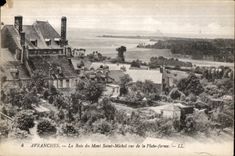 CPA Avranches la baie du mont saint michel vue de la plate forme