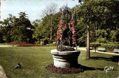 CPSM Avranches (manche) jardin public 